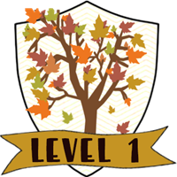 Fall in Love with Reading Level 01 Badge