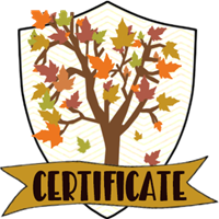 Fall in Love with Reading Certificate Badge